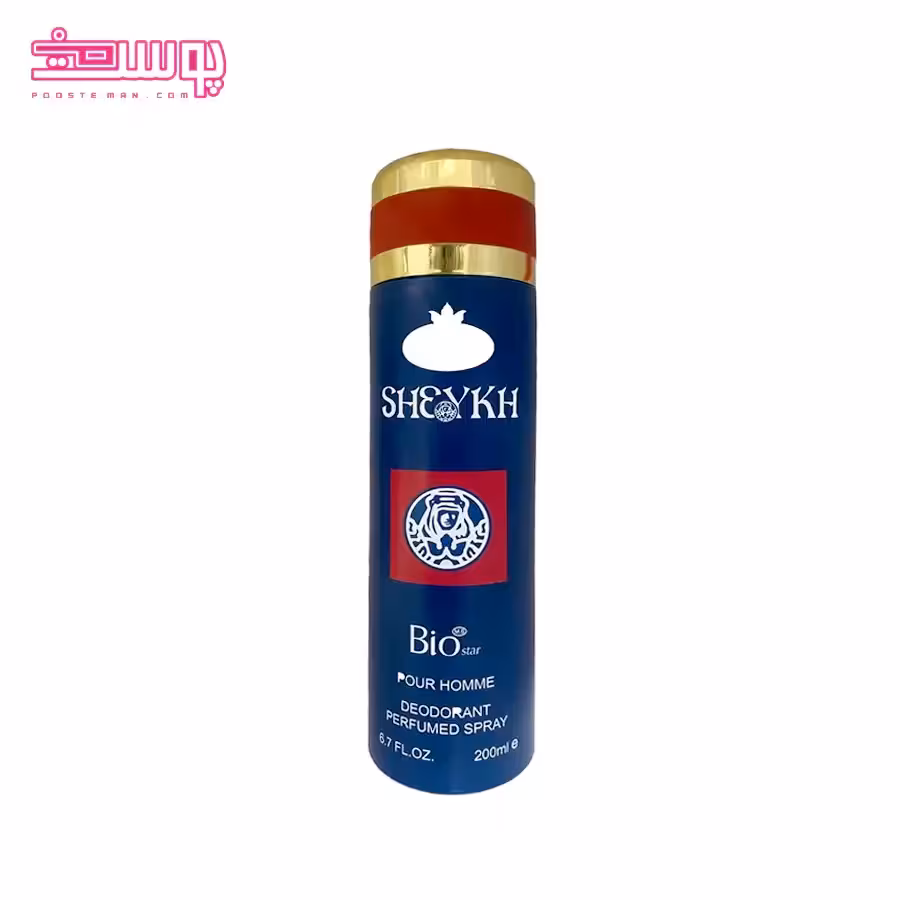 اسپری بدن مردانه بیو استار مدل Sheykh حجم 200ml
