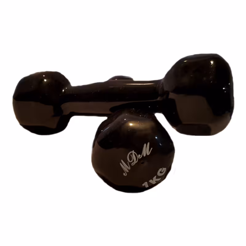 دمبل بدنسازی 1 کیلویی روکش دار