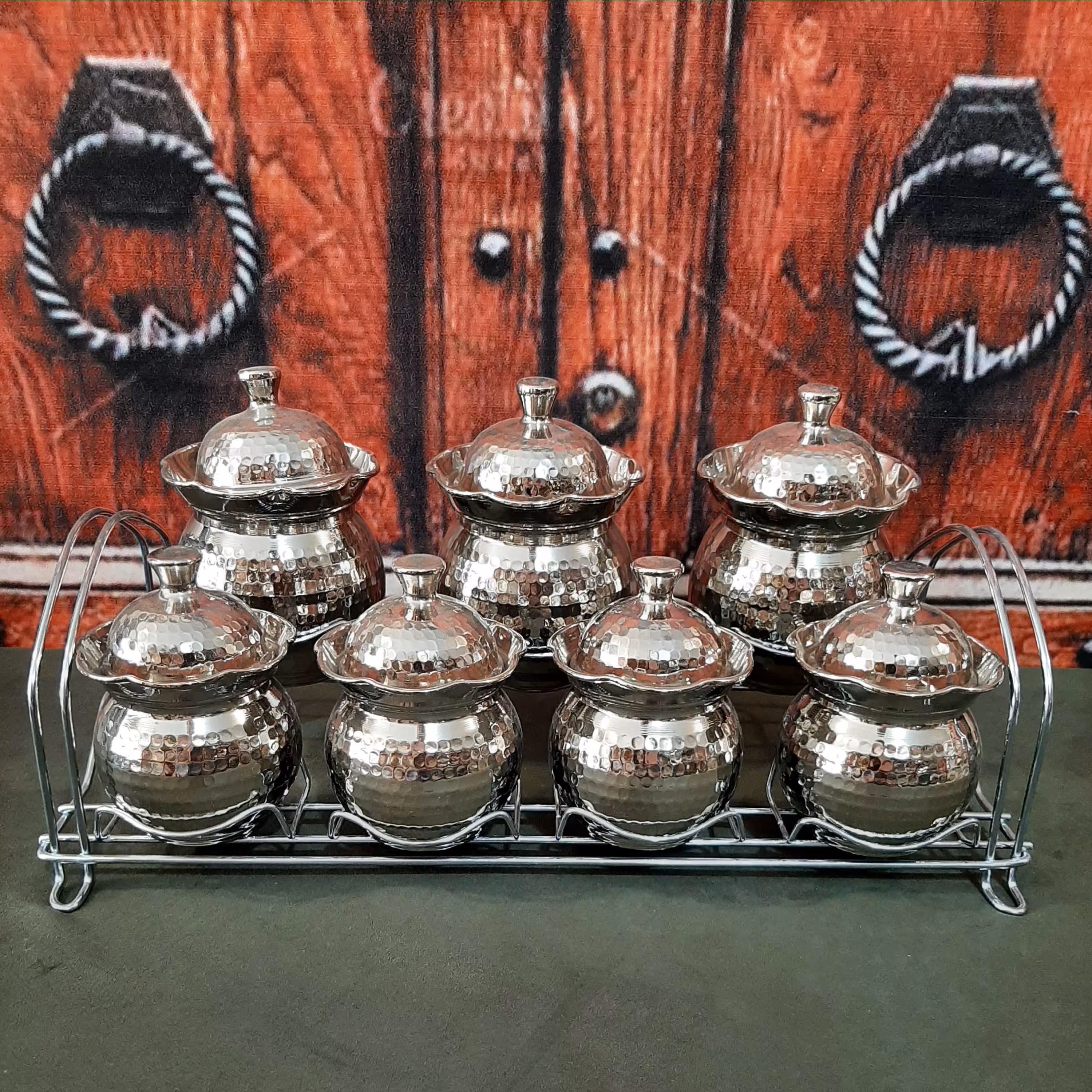 جا ادویه مسی 7 تایی ابکاری کرم