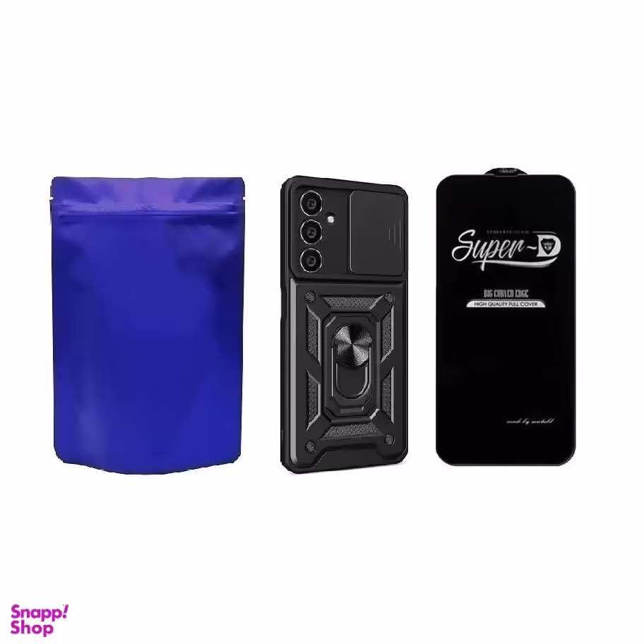 کاور موبایل مدل Batmani کد M-B و محافظ صفحه نمایش SuperD مناسب سامسونگ Galaxy A34