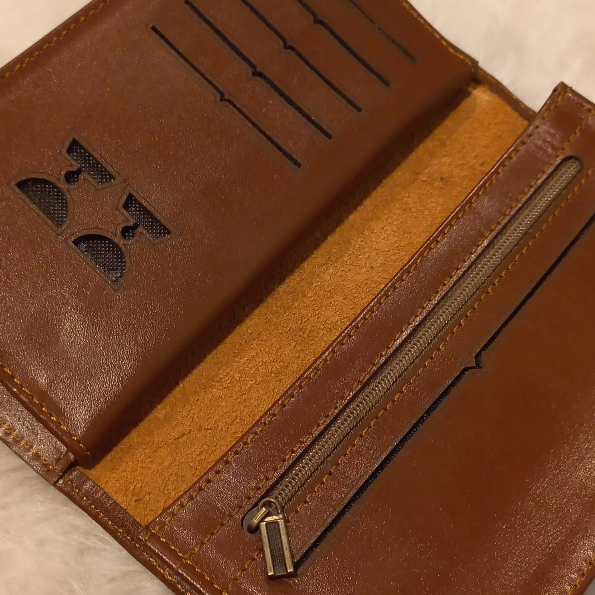 کیف پول چرم اصل طبیعی گاو داخل نمدی شیک و مقاوم