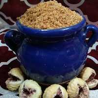 پورد انجیر کنجد (مخلوط شده)