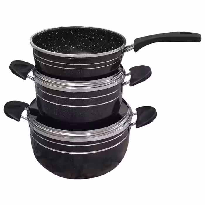 سرویس 5پارچه قابلمه و تابه اوج دارای گارانتی به همراه ارسال رایگان 