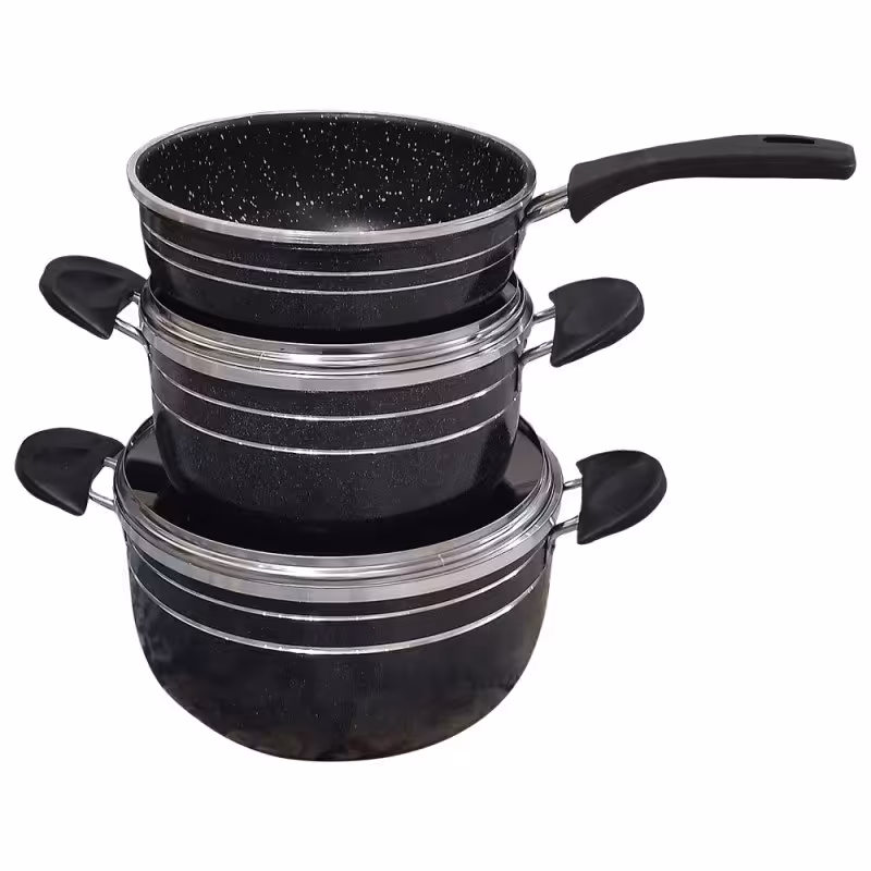 سرویس 5پارچه قابلمه و تابه اوج دارای گارانتی به همراه ارسال رایگان 