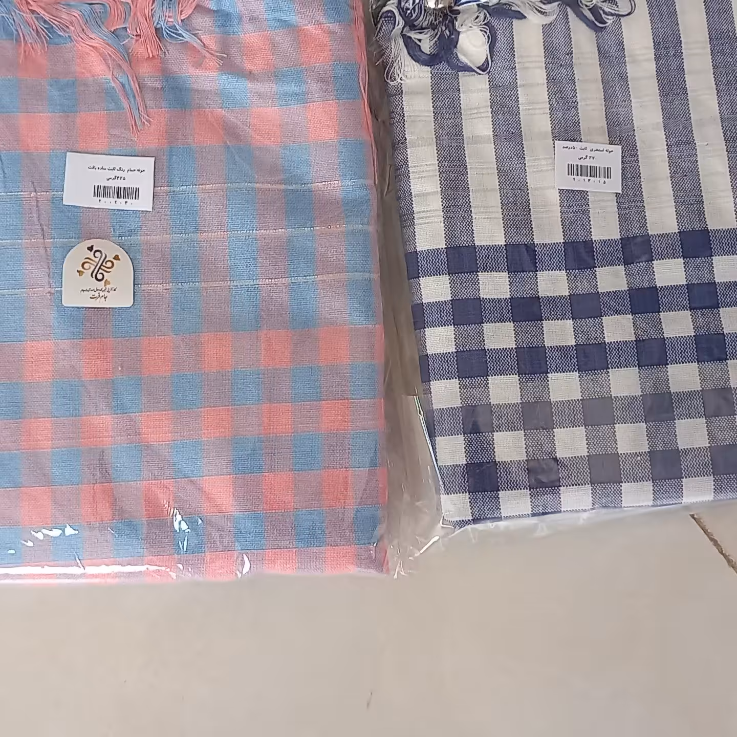 حوله حمام ،کاملا دست بافت صدرصدنخ بدون ذره ای پلاستیک  نرم ولطیف