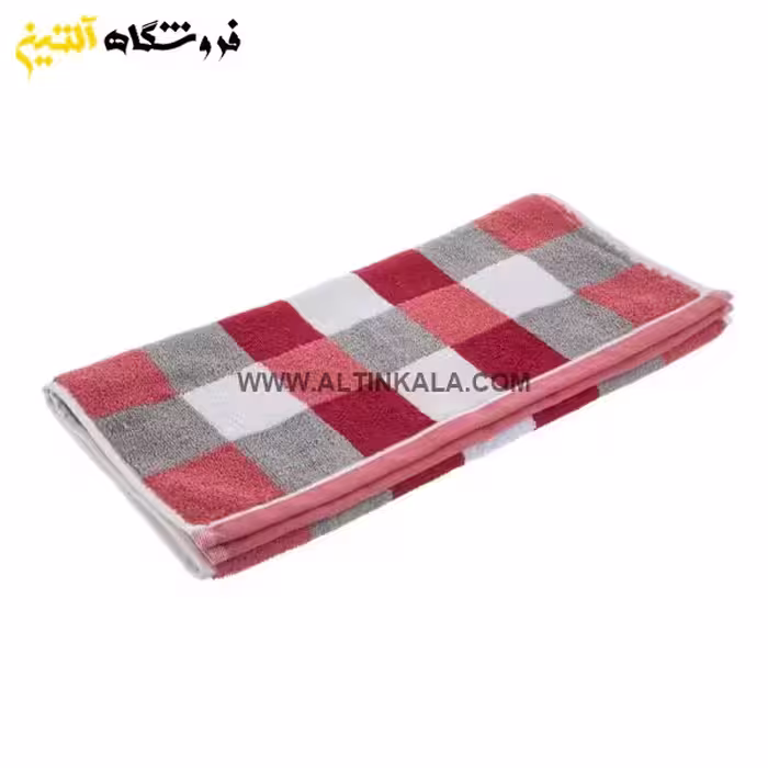 حوله دستی برق لامع طرح کریسمس قرمز 90×50
