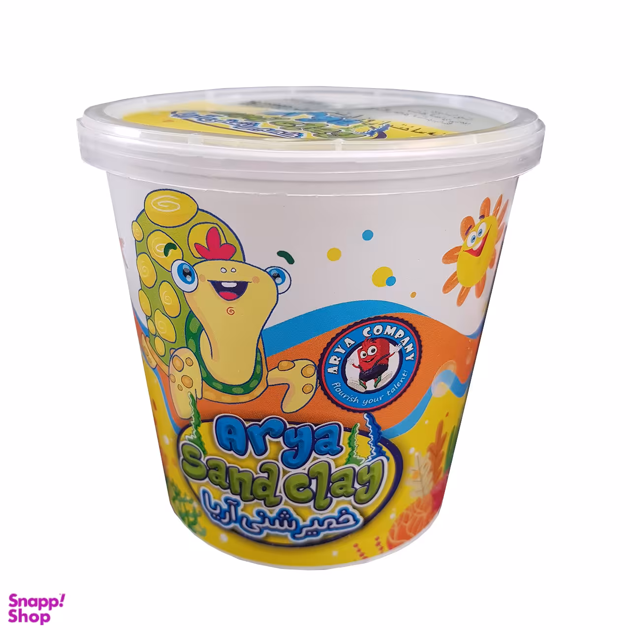 خمیر شنی آریا (Arya) مدل لاک پشت همراه با ابزار وزن 300 گرم