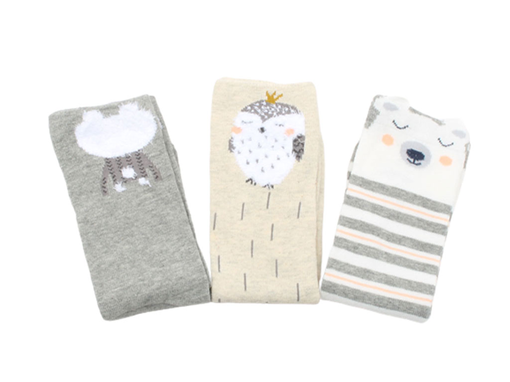 جوراب ساق بلند طرح حیوانات (9-4 سال)