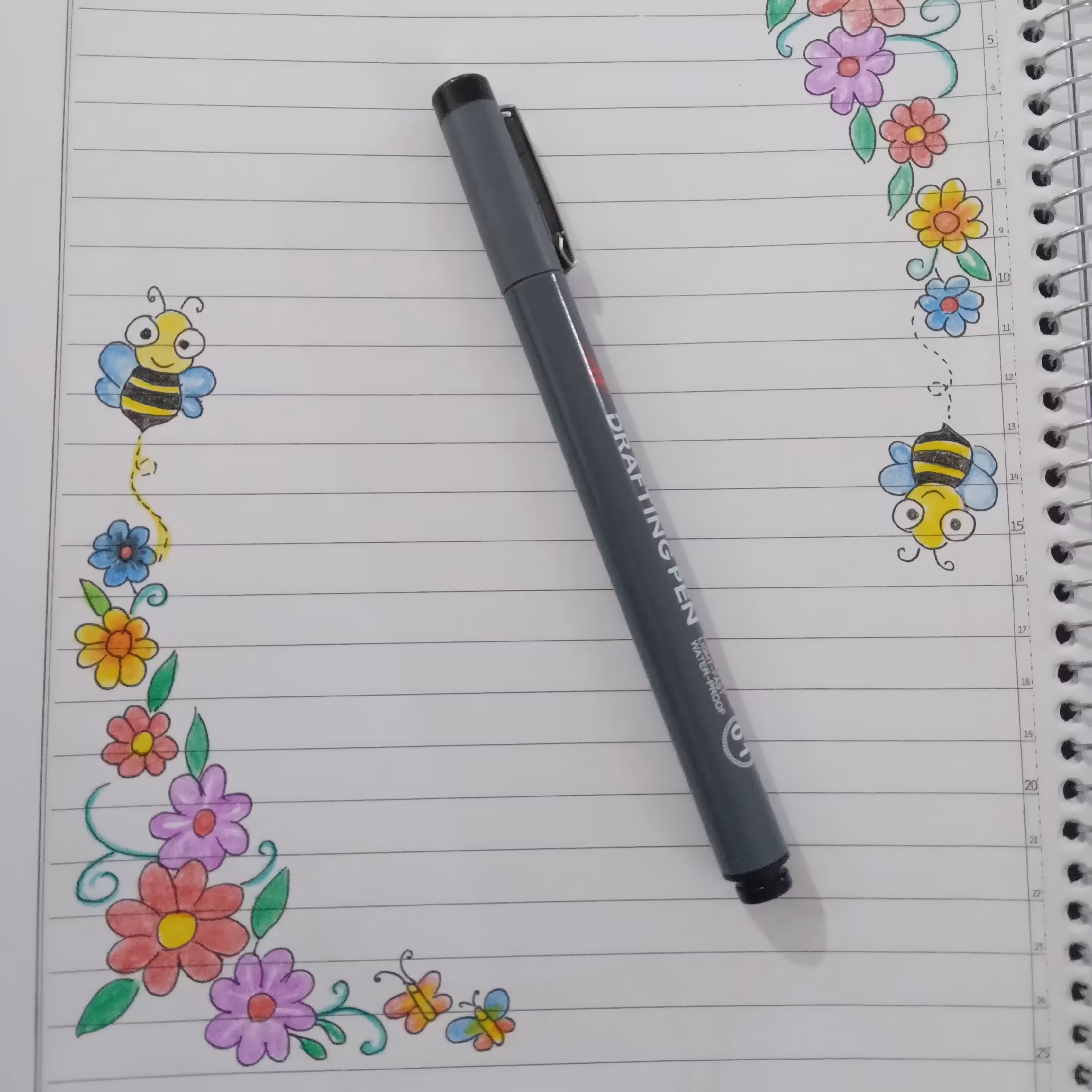 دفتر املا طراحی شده 