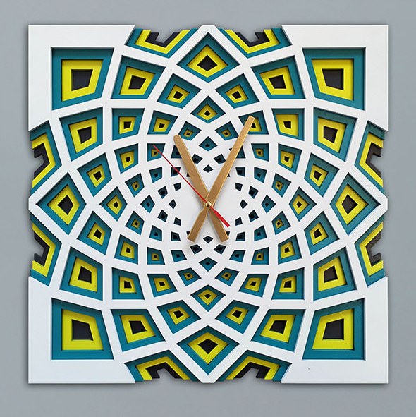 ساعت دیواری فانتزی
40 در 40 سانتیمتر
موتور ساعت روانگرد و بیصدا