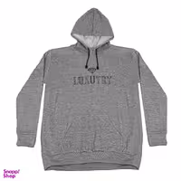 هودی مدل Luxutry رنگ طوسی تیره