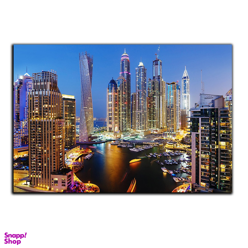 تابلو شاسی بکلیت طرح منظره شهر دوبی مدل SH-821