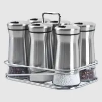 ست ادویه 7 پارچه پایه استیل یونیک کد 1463 (وارداتی)