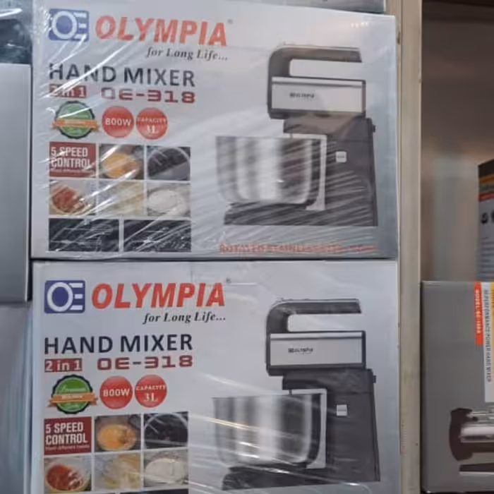 همزن کاسه دار موتور بزرگ کاسه استیل المپیا 