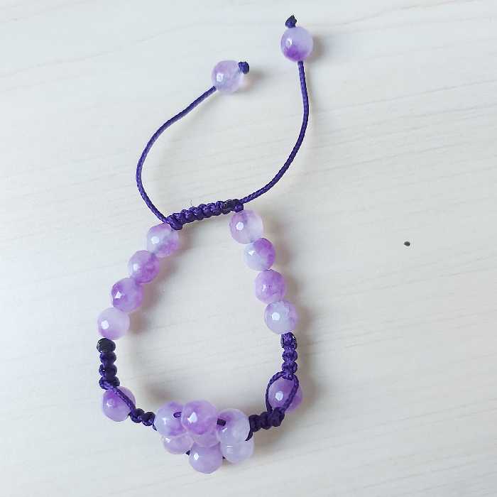 دستبند بافت سنگ آمیتیس..