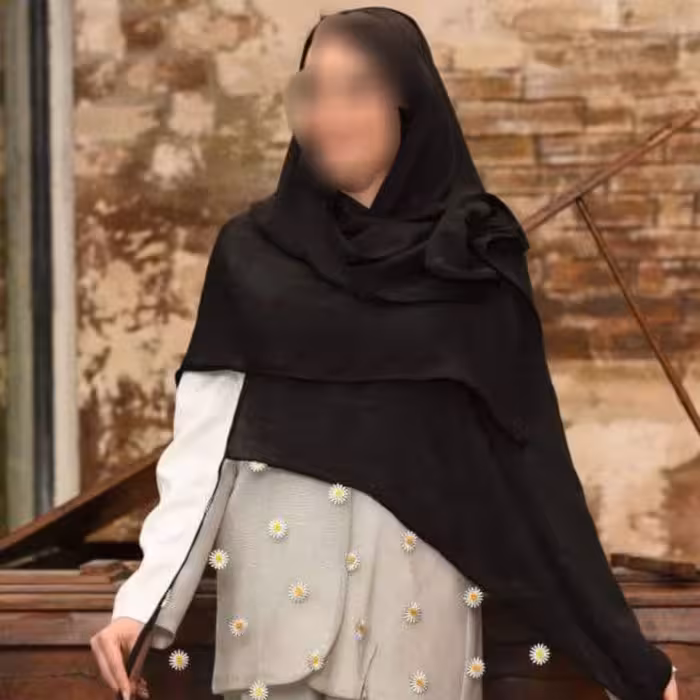 شال مشکی اسلپ مزونی شیک، دستک دار با کیفیت عالی،شال محرم،در طرح های مختلف