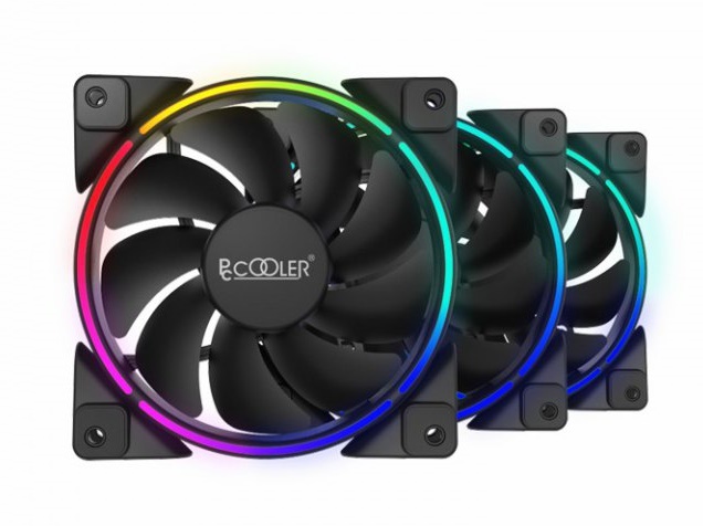 کیت 3تایی فن کامپیوتر پی سی کولر مدل PCcooler Corona 3-in-1