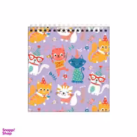 دفتر طراحی بامبیلیپ طرح پترن گربه های خوشحال کد 0672067