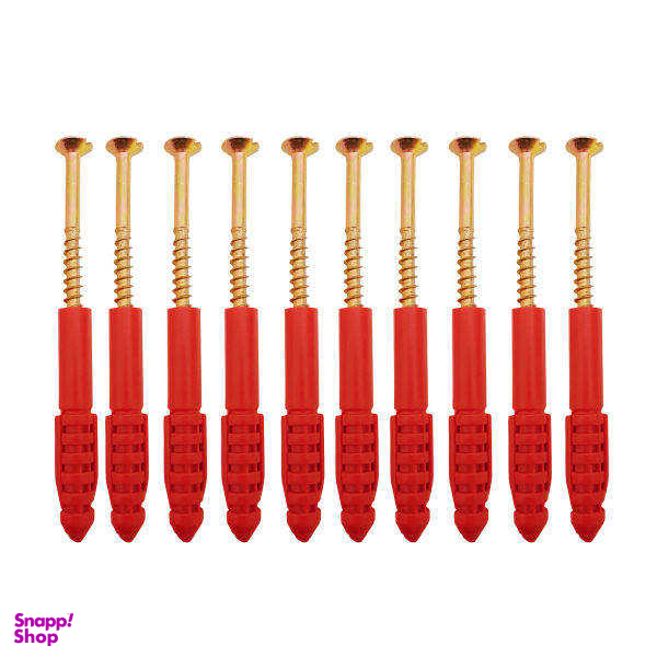 پیچ و رول پلاک مدل MTSN-3cm مجموعه 20 عددی