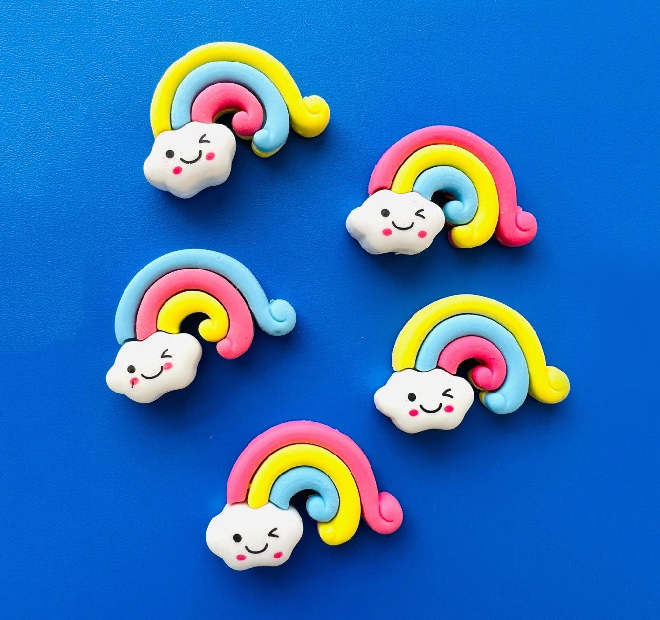 پاکن سه بعدی طرح ابر و رنگین کمان