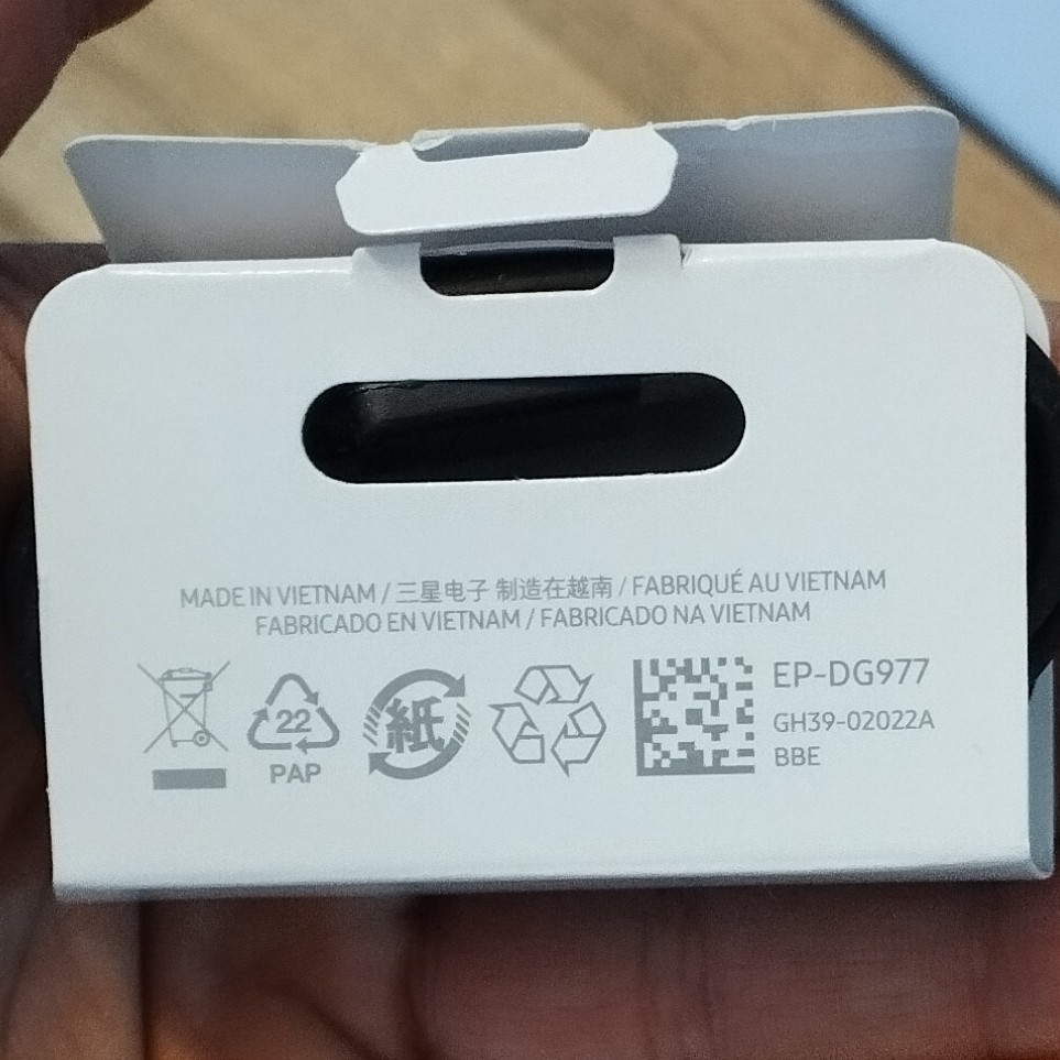 کابل شارژ دو سر تایپ سی 25 وات سامسونگ اصلی 