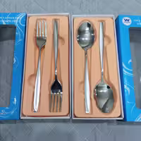 ست قاشق و چنگال یک خطی طرح ماینز 24 عددی مارک واگنر آلمان GMM-DF20-W 