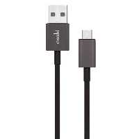 کابل MOSHI موشی تبدیل USB به Micro USB طول 1 متری مشکی - Hiapple.ir