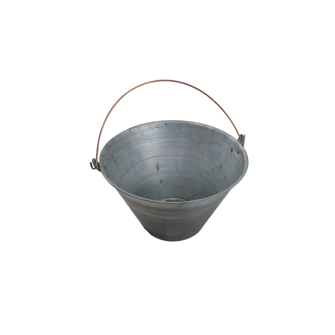 سطل گالوانیزه متوسط ( 21 سانتی ) یک تکه پرسی