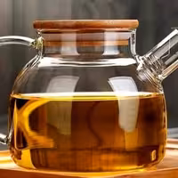 قوری پیرکس1100 میل درب بامبو شعله مستقیم وارداتی 