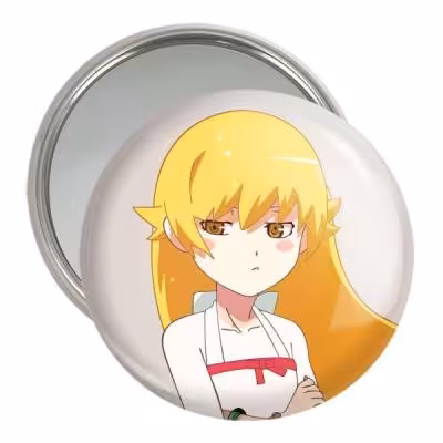 آینه جیبی خندالو مدل شینوبو اوشینو انیمه مونوگاتاری کد 16171