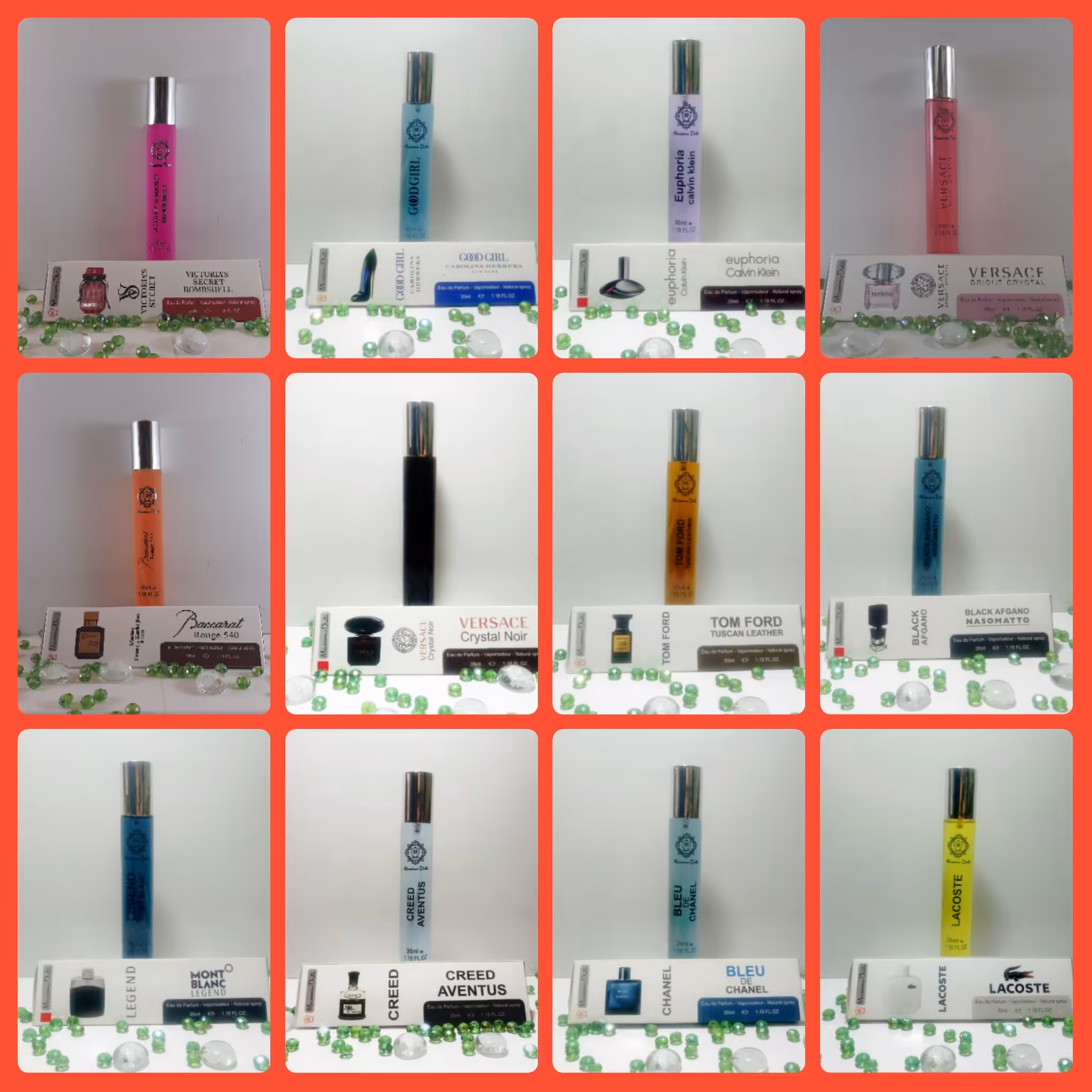 عطر ادکلن عمده زنانه مردانه مهزیار (35 میل ماسیمودوتی پک 12 عددی)