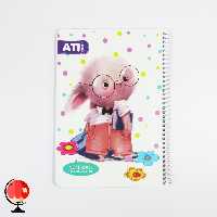 دفتر مشق 50 برگ سیمی طرح خرگوش آتی