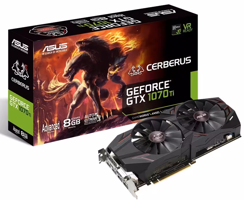 کارت گرافیک ایسوس مدل سربریئوس جی تی ایکس 1070 تی آی ادونس ادیشن با حافظه 8 گیگابایت