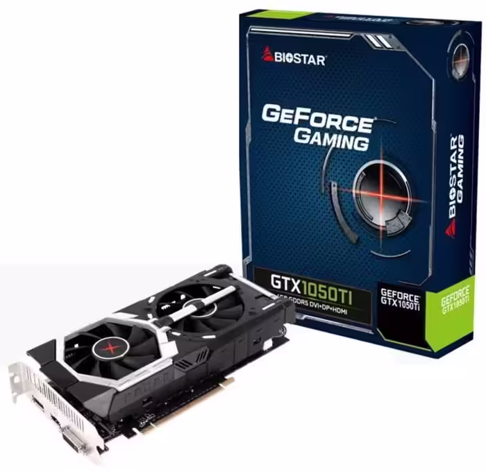 کارت گرافیک بایوستار مدل VN1055TF41 GTX1050Ti با حافظه 4 گیگابایت