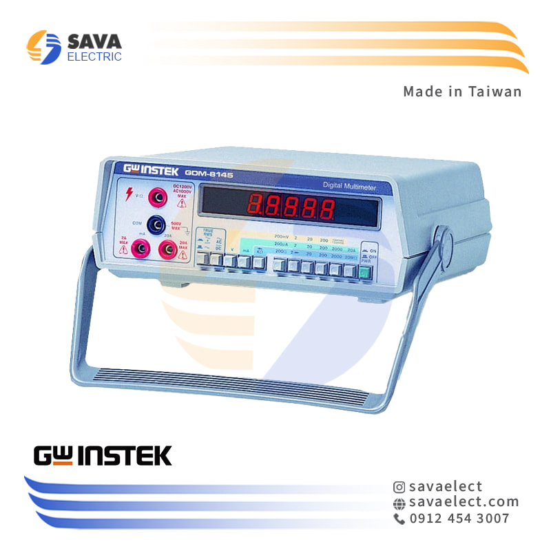 خرید مولتی متر رومیزی دیجیتال GDM-8145 گودویل تایوان | ساوا الکتریک