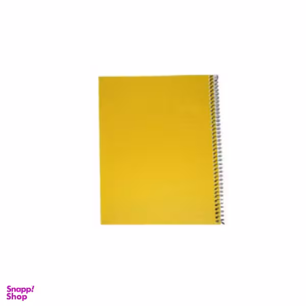 دفتر 100 برگ سیمی ساده زرد