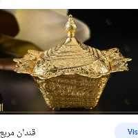 قندان فلزی  زارا ارسال رایگان با رنگ و لعاب ثابت و ضمانتی  