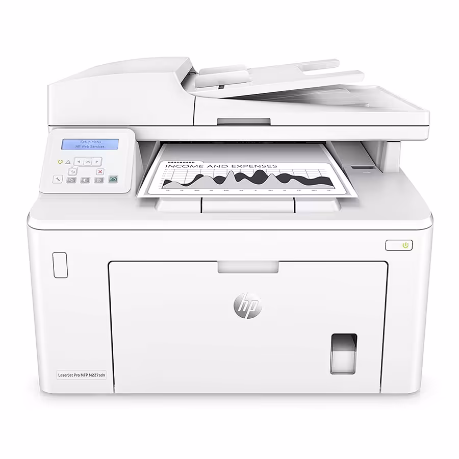 قیمت و خرید پرینتر سیاه و سفید 3 کاره لیزری اچ پی LaserJet Pro MFP M227sdn | یاس ارتباط