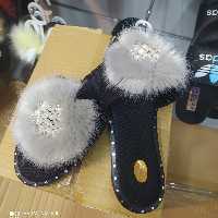 دمپایی مرواریدی وخزه 