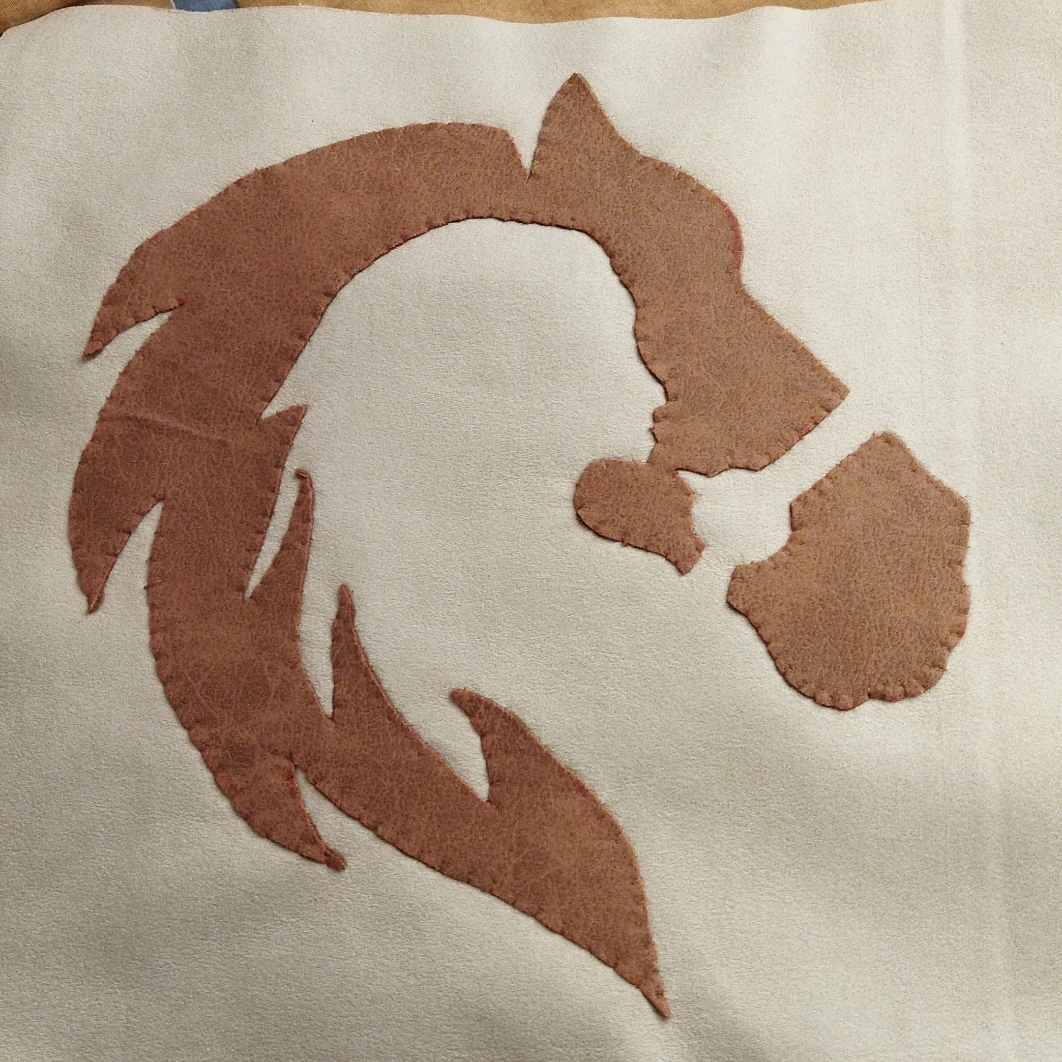 رویه کوسن مبل تکه دوزی شده کار دست دکوراتیو  مینیمالیستی و مدرن سایز 40 در 40