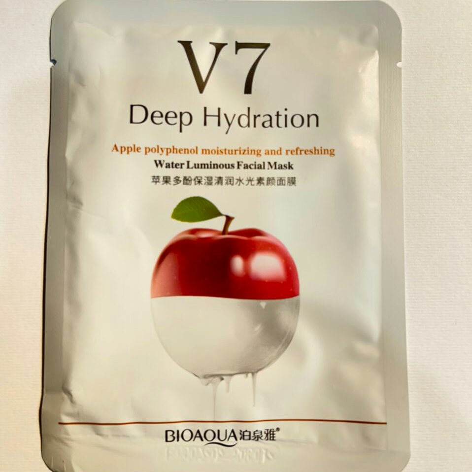 ماسک صورت ورقه ای 7 ویتامین سیب بیواکوا محصولات پوست مهتا