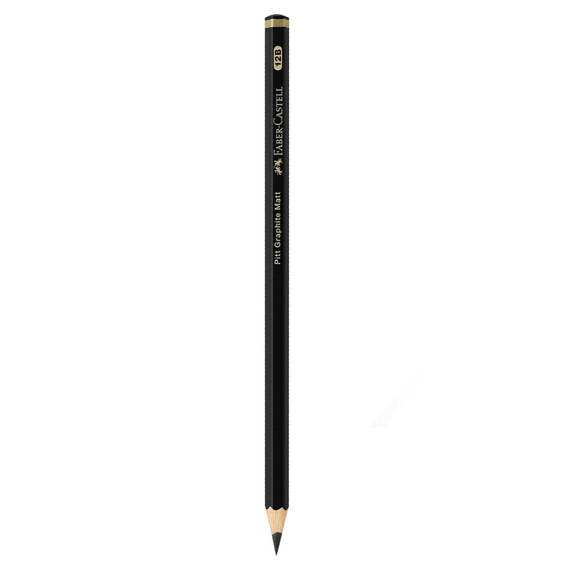 مداد طراحی فابر کاستل مدل pitt graphite matt-b12 کد 160236