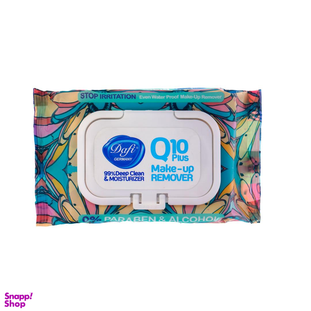 دستمال مرطوب دافی مدل Q10 Plus بسته 50 عددی