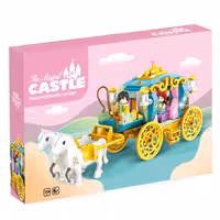 اسباب بازی لگو و ساختنی 358 تکه مدل کالسکه کد 9590