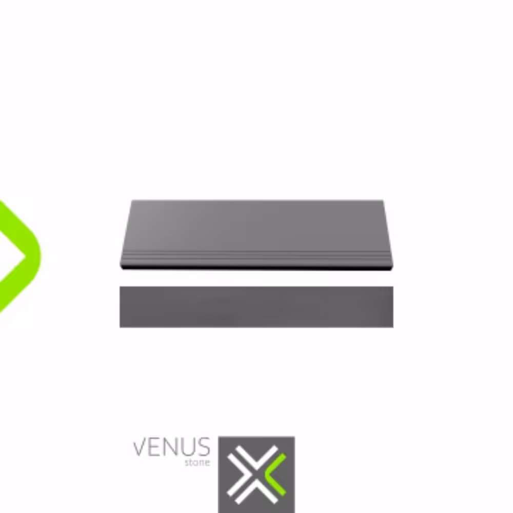 پله و زیرپله بتنی  طرح چرمی