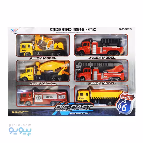پک اسباب بازی ماشین سنگین DIE CAST