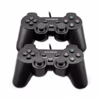 دسته بازی کامپیوتر دوبل شوک دار Kaiser مدل K-504