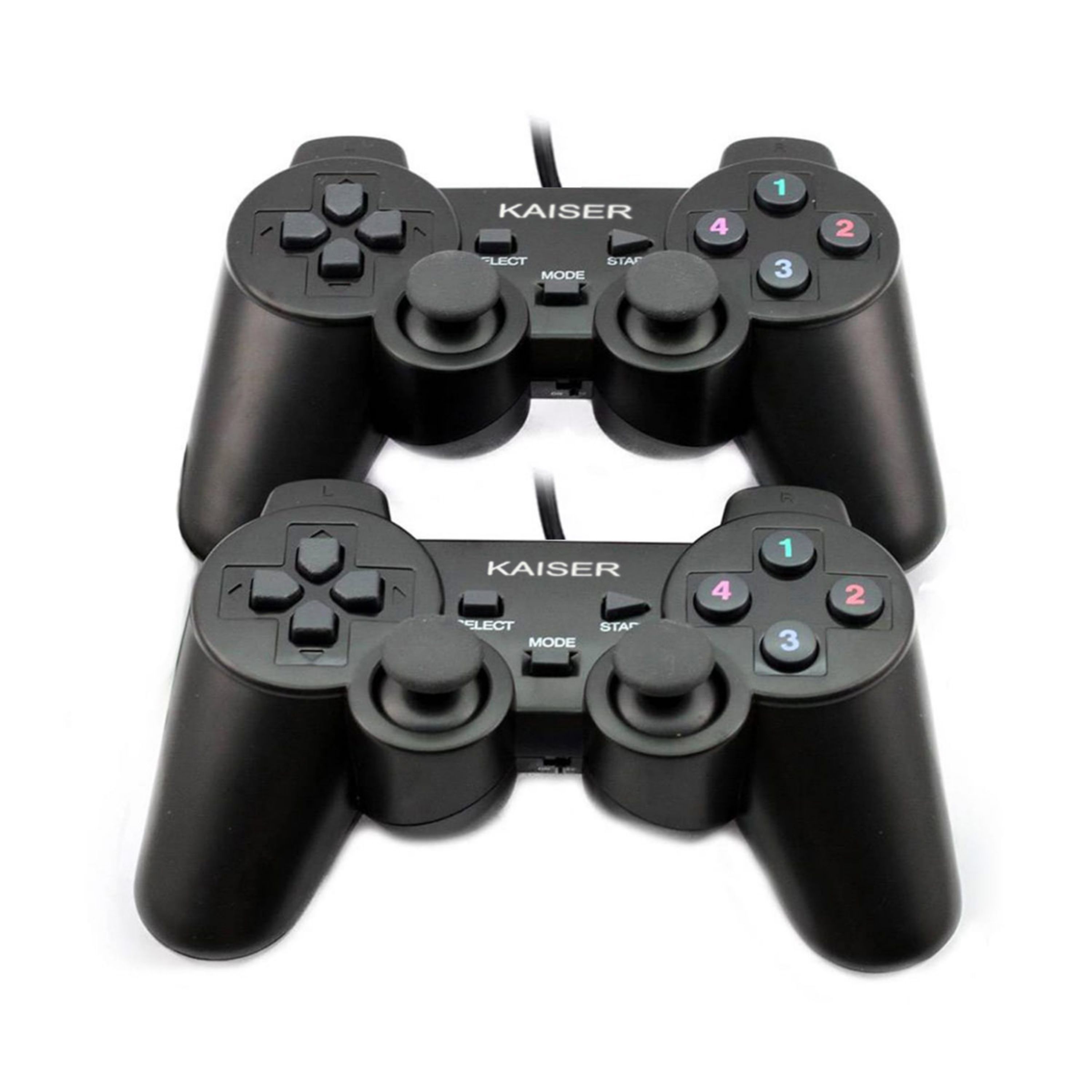 دسته بازی کامپیوتر دوبل شوک دار Kaiser مدل K-504