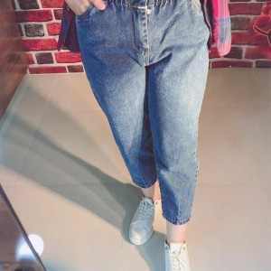 شلوار جین مام کمر کش