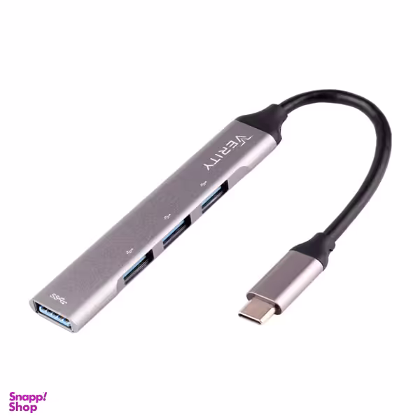 هاب تایپ سی 4 پورت USB3 وریتی (Verity) مدل H410T